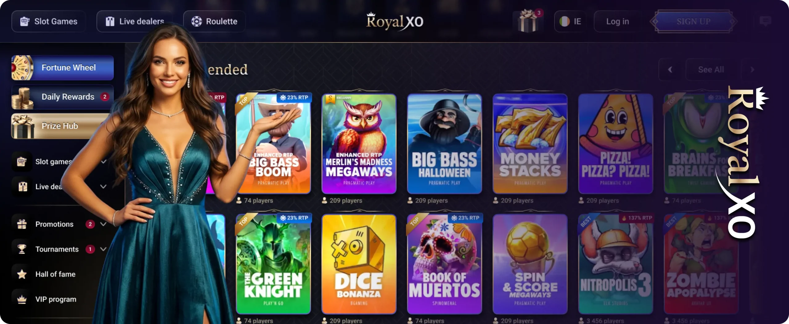 Royalxo Large Collections of Casino Slots